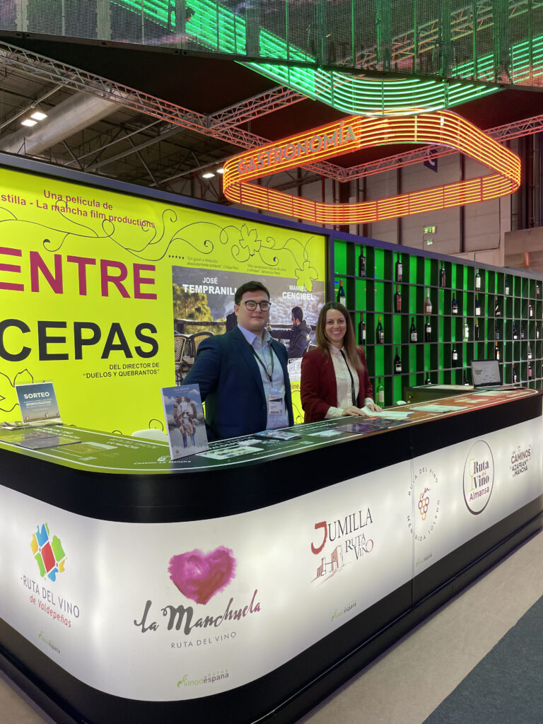 Rutas del Vino de Castilla-La Mancha en Fitur. Turismo Castilla-La Mancha de Cine.