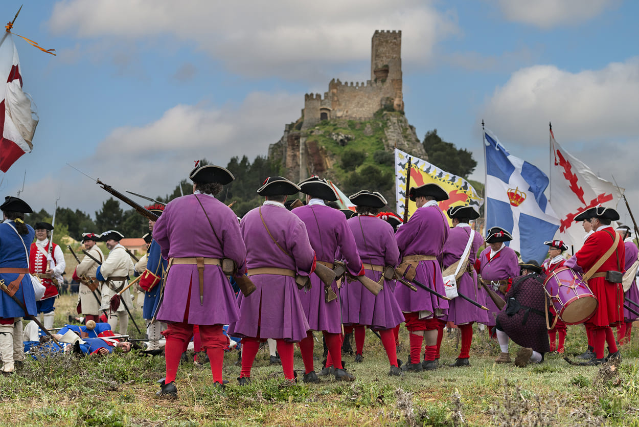 Recreación de la batalla de Almansa, ruta del vino de Almansa, qué visitar en Castilla-La Mancha, qué hacer en Castilla-La Mancha, vino manchego